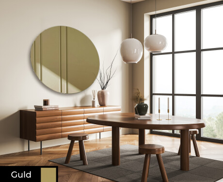 Runda modern spegel dekoration L175 #8