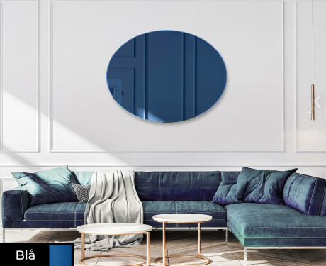 Oval måttbeställ spegel dekoration L178 #3