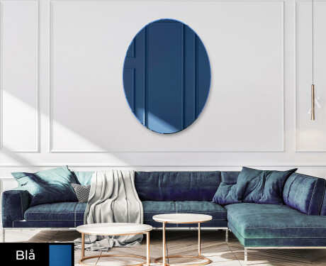 Oval väggdekoration spegel L179 #3