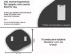 Oregelbunden väggdekoration spegel L181 #13