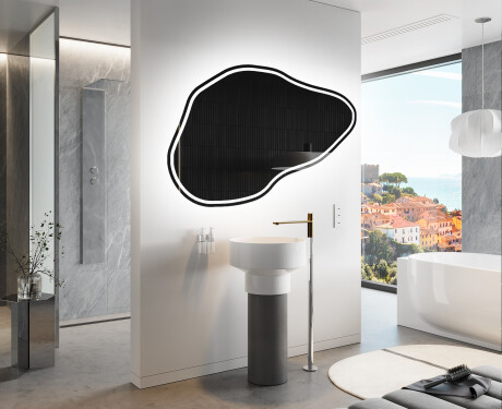 LED Badrumsspegel med oregelbunden form P223 #9