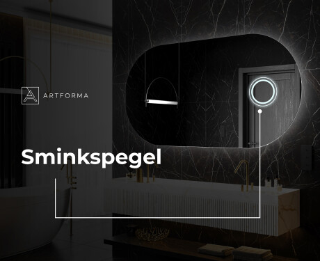 Badrumsspegel med LED-belysning Spegel L229 #5