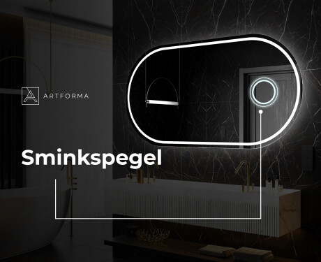 Badrumsspegel med LED-belysning Spegel L231 #5