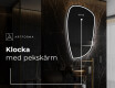 Asymmetrisk spegel med belysning I223 #7