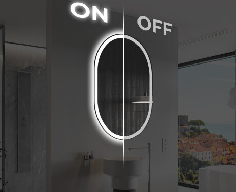 Badrumsspegel med LED-belysning Spegel L230 #3