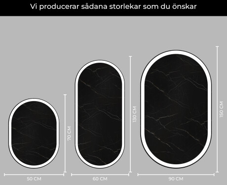 Badrumsspegel med LED-belysning Spegel L230 #4
