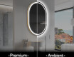 Badrumsspegel med LED-belysning Spegel L231