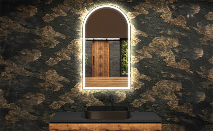 LED Badrumsspegel med oregelbunden form Y222