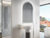 LED Badrumsspegel med oregelbunden form Y223