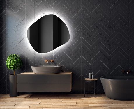 LED Badrumsspegel med oregelbunden form R221 #2