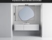 LED Badrumsspegel med oregelbunden form R221 #3