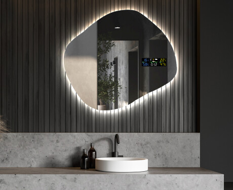 LED Badrumsspegel med oregelbunden form R221 #6