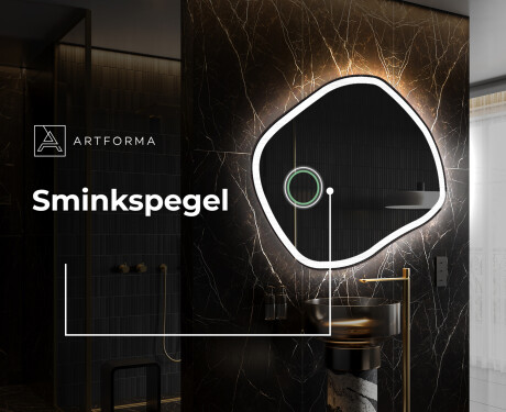 LED Badrumsspegel med oregelbunden form R222 #5