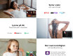 Oval spegel i ekram med LED-belysning #3