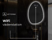 LED Badrumsspegel med oregelbunden form SF221 #7