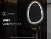 LED Badrumsspegel med oregelbunden form SF222 #9