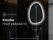 LED Badrumsspegel med oregelbunden form SF222 #8