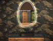 LED Badrumsspegel med oregelbunden form SF223