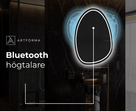 LED Badrumsspegel med oregelbunden form SF223 #6