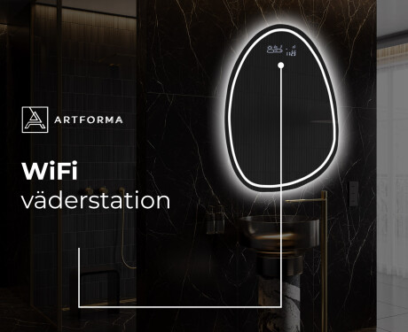 LED Badrumsspegel med oregelbunden form SF223 #7