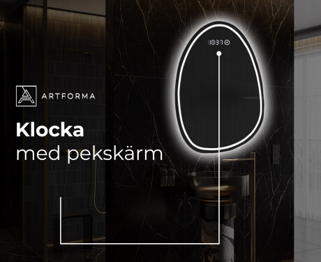 LED Badrumsspegel med oregelbunden form SF223 #8