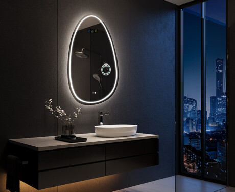 LED Badrumsspegel med oregelbunden form SF223 #10