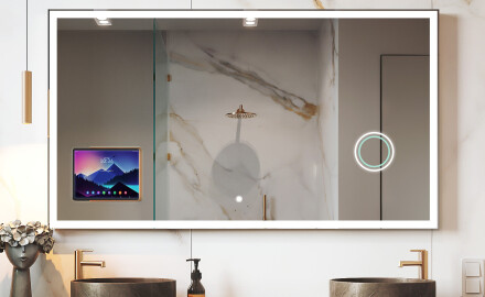 Smart LED badrumsspegel med Displine Apple L01 ram
