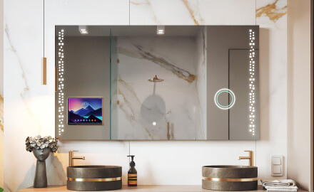 Modern LED Spegel med iPad Displine L38 Ram