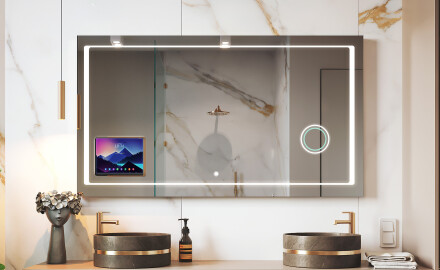 Smart LED badrumsspegel med Displine Apple L61 ram