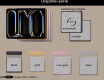 Rektangulär Smart LED Apple Spegel med Displine L77 Ram #2