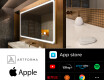 SMART Badrumsspegel med belysning LED L138 Apple #2
