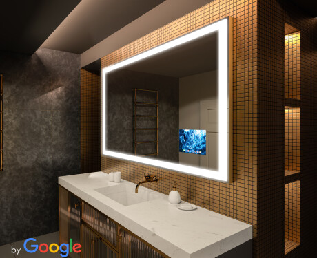 Smart Badrumsspegel med LED-belysning Spegel L01 Google-serien #1