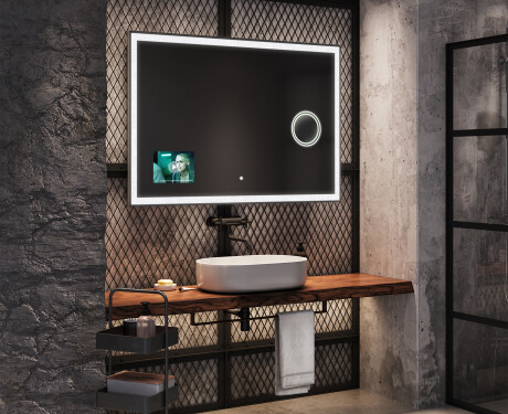 Smart Badrumsspegel med LED-belysning Spegel L01 Google-serien #6