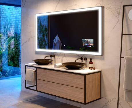 Smart Badrumsspegel med LED-belysning Spegel L01 Google-serien #10