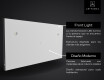 Smart Badrumsspegel med LED-belysning Spegel L01 Google-serien #11