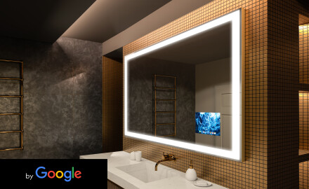 Smart Badrumsspegel med LED-belysning Spegel L01 Google-serien
