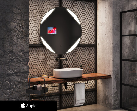 Rund spegel badrum LED SMART L114 Apple