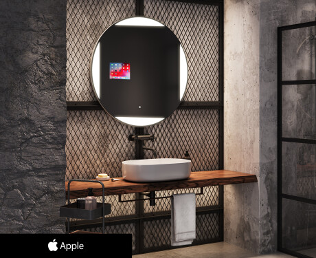 Rund spegel badrum LED SMART L116 Apple