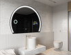 Halvcirkel spegel badrum LED SMART W223 Google #10
