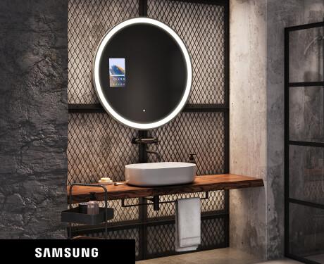 Rund spegel badrum LED SMART L76 Samsung #1