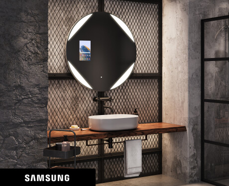 Rund spegel badrum LED SMART L114 Samsung