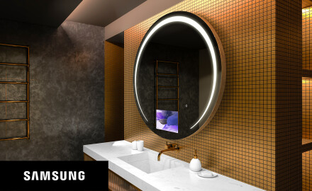 Rund spegel med belysning LED SMART L153 Samsung