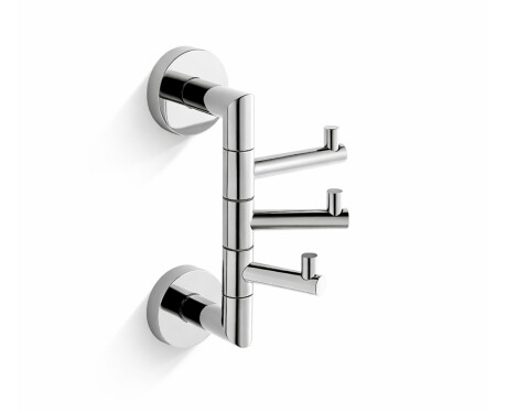 CLASSIC – Handdukskrok / trippel, rörlig / krom