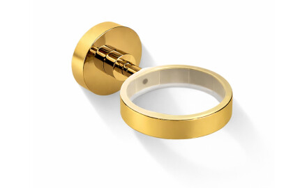 CLASSIC – Mugghållare 80.003/003.1, tvålkopp 80.004/004.1 / glänsande guld / * glas beställs separat