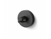 CLASSIC – Hyllfäste med rosett för glashyllor 07.80160/50/40/30 – 2 st. / matt svart