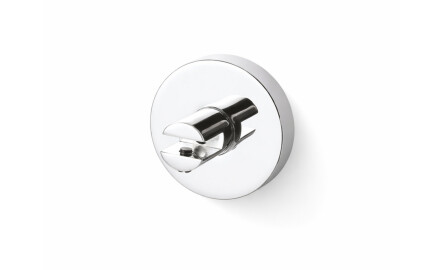 CLASSIC – Hyllfäste med rosett för glashyllor 07.80160/50/40/30 – 2 st. / krom