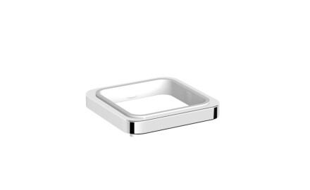NEXT – Enkelhållare, för montering på bänkskiva / * glas beställs separat / krom