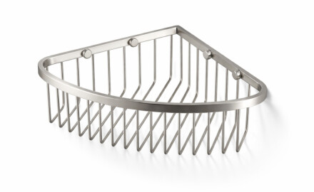 Hörnkorg 20x20x9 / borstat stål