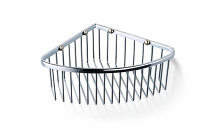 Hörnkorg 20x20x9 / krom