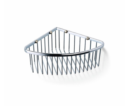Hörnkorg 20x20x9 / krom
